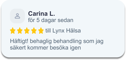 Omdöme från Carina L.